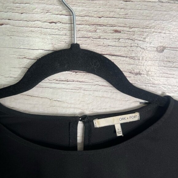 OAK + FORT Black Blouse - Picture 5 of 9